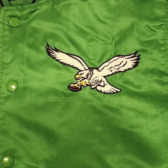 NFL Philadelphia Eagles Kelly Green Bomber Jacket - Picture 4 of 6